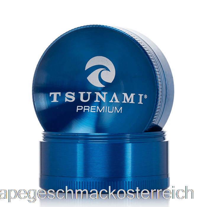 Tsunami 1,9 Zoll 4-teiliger Versunkener Top-Grinder Blau (50 Mm) Vape-Geschmack